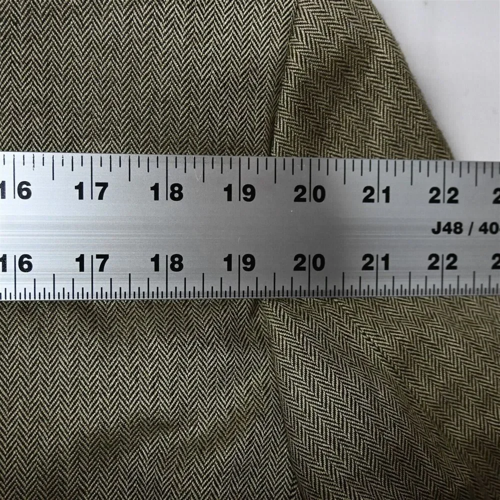 Jos A Bank 44L Brown Herringbone Silk Camelhair Mens Blazer Sport Coat Jacket‎